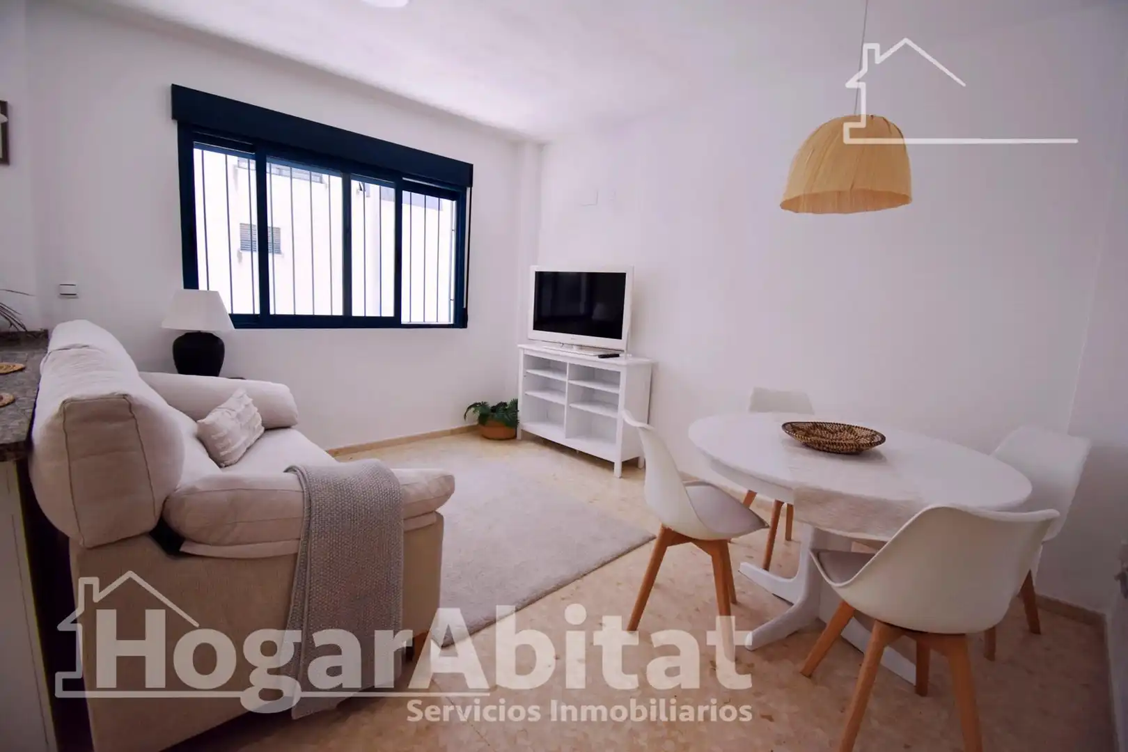Living room of Flat for sale in Oliva  with Air Conditioner, Heating and Terrace
