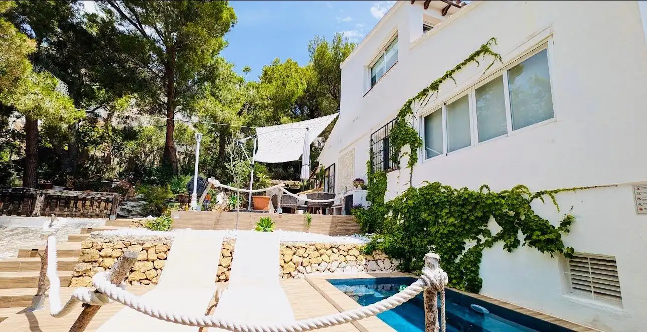 Jardín de Casa o chalet en venta en Altea con Aire acondicionado, Piscina y Alarma