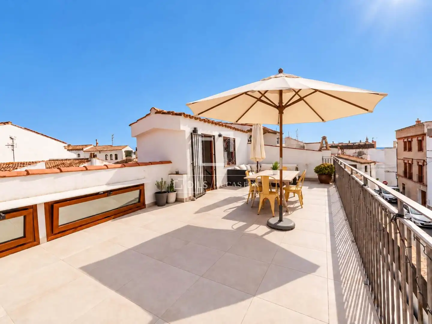 Terraza de Casa o chalet en venta en Centre