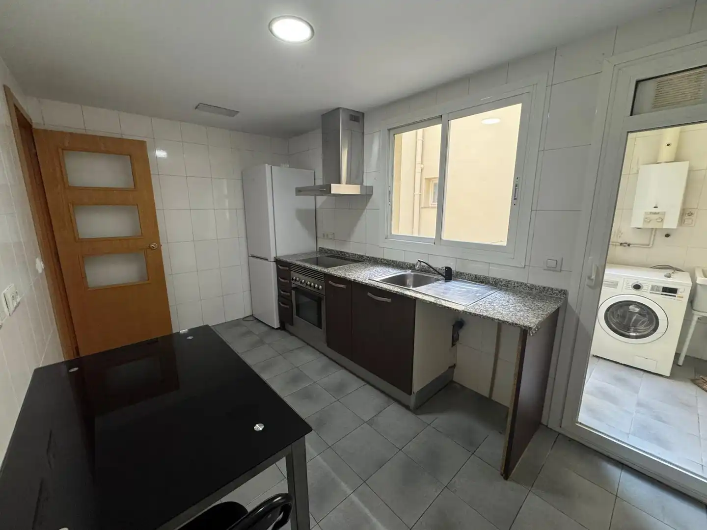 Küche von Wohnung zum Verkauf in Llíria mit Klimaanlage und Abstellraum