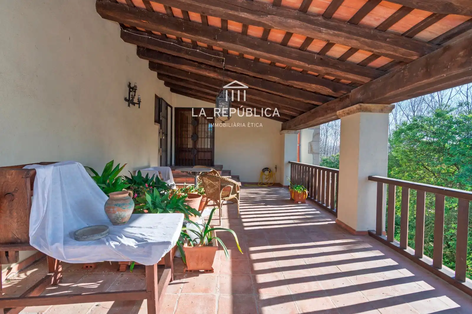 Terraza de Casa o chalet en venta en Sils con Calefacción, Jardín privado y Terraza