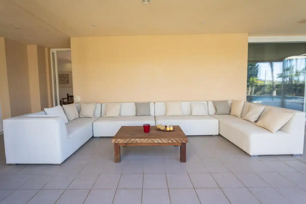 Terraza de Casa o chalet de alquiler en Sant Josep de sa Talaia con Aire acondicionado, Calefacción y Jardín privado