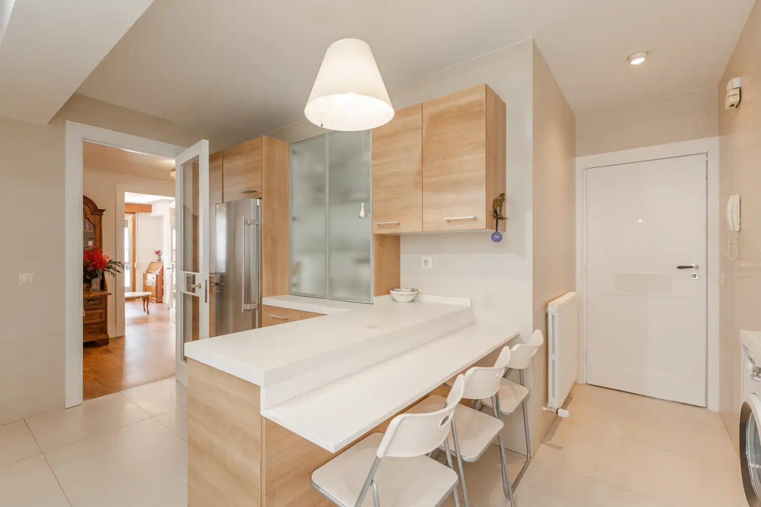 Cocina de Piso de alquiler en  Pamplona / Iruña con Aire acondicionado, Calefacción y Terraza