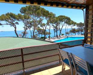 Jardí de Apartament en venda en Calonge amb Terrassa, Moblat i Piscina comunitària