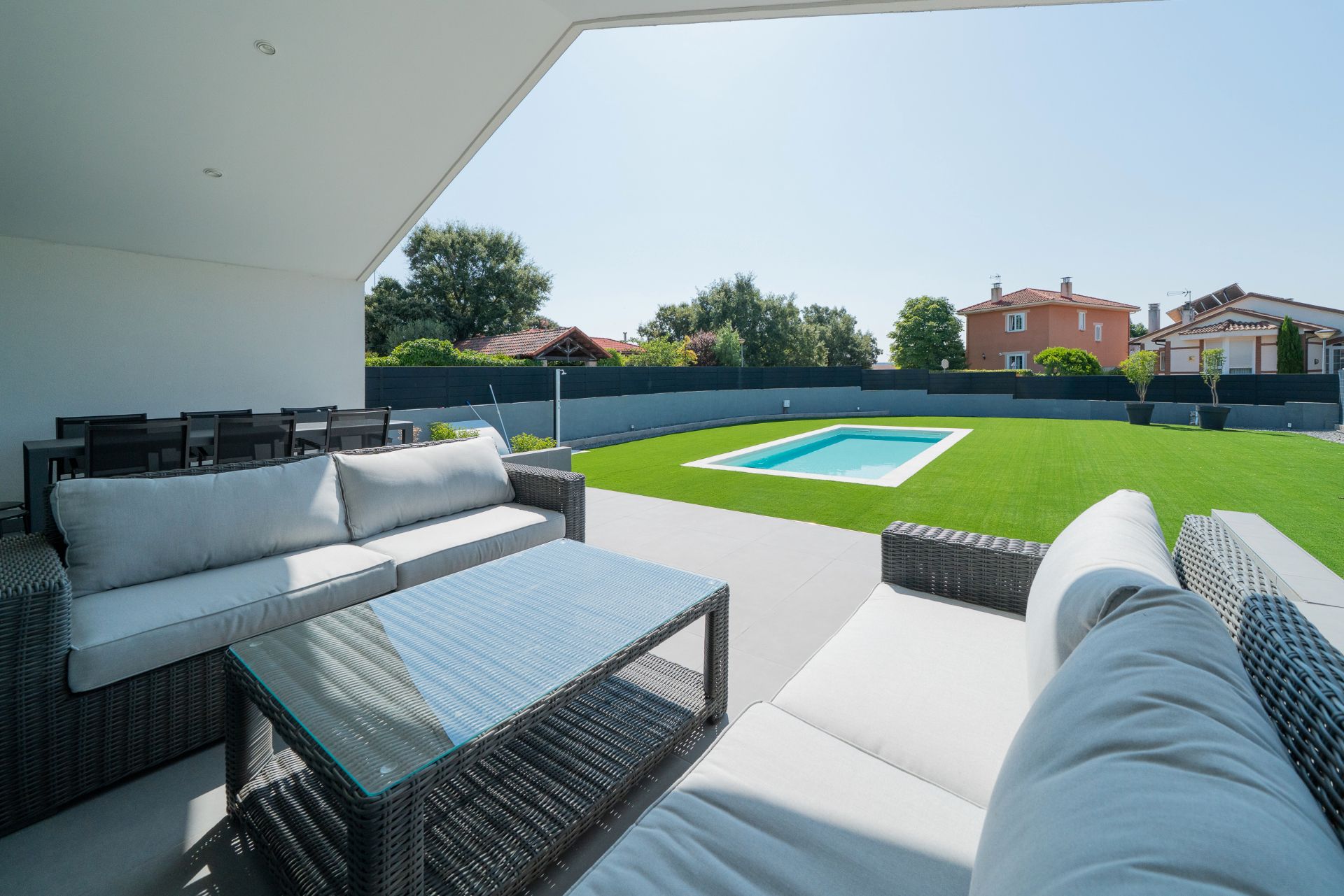 Terrassa de Casa o xalet en venda en Guadalix de la Sierra amb Aire condicionat, Calefacció i Jardí privat