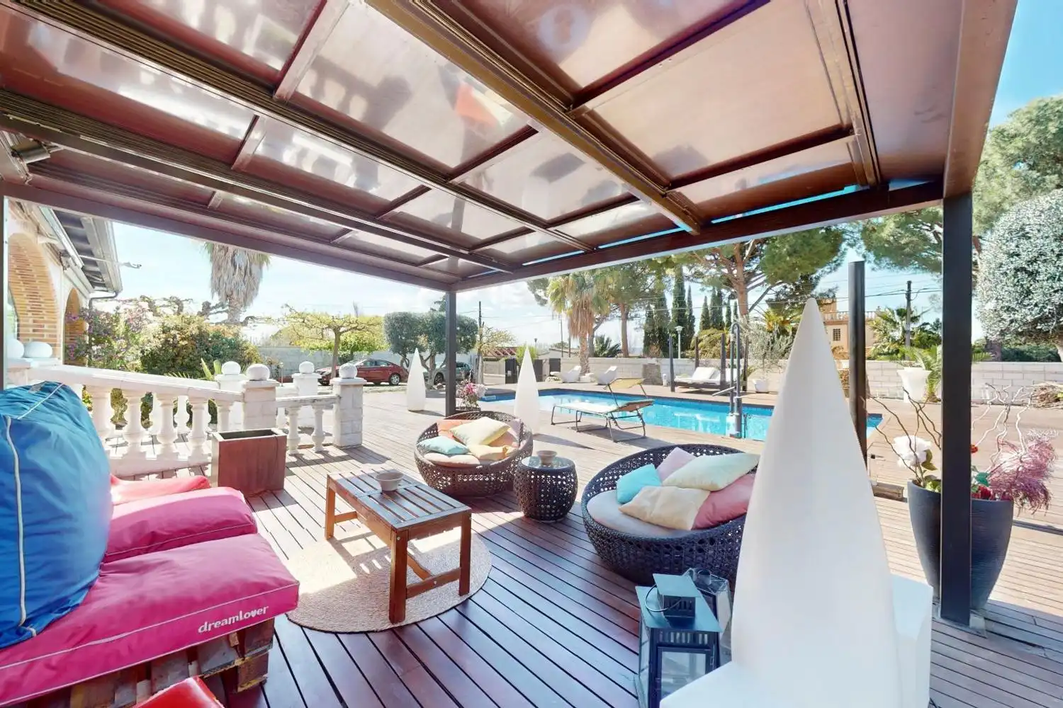 Terraza de Casa o chalet en venta en Alfajarín con Calefacción, Jardín privado y Terraza