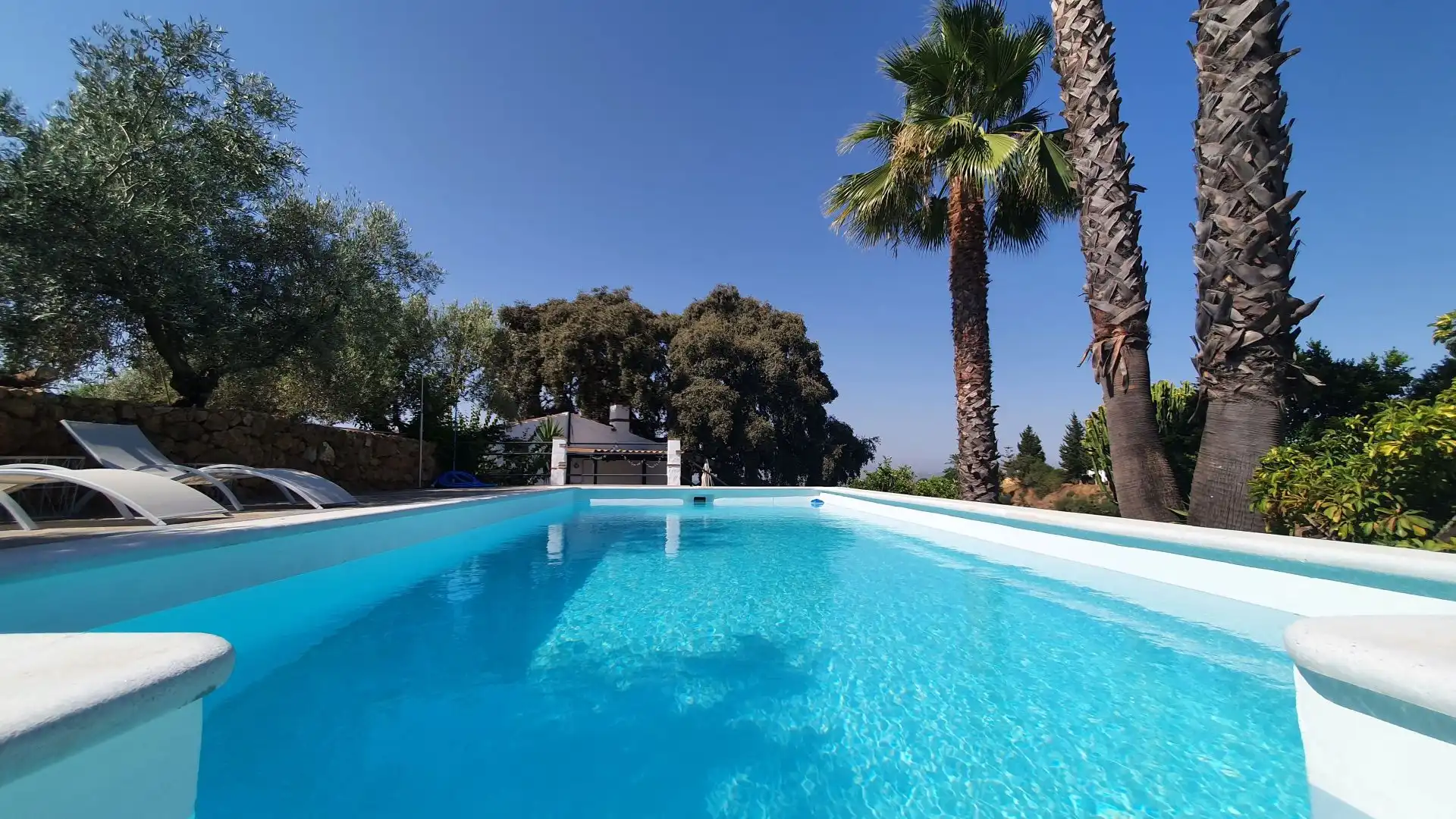 Piscina de Finca rústica de alquiler en Alhaurín El Grande con Trastero y Piscina