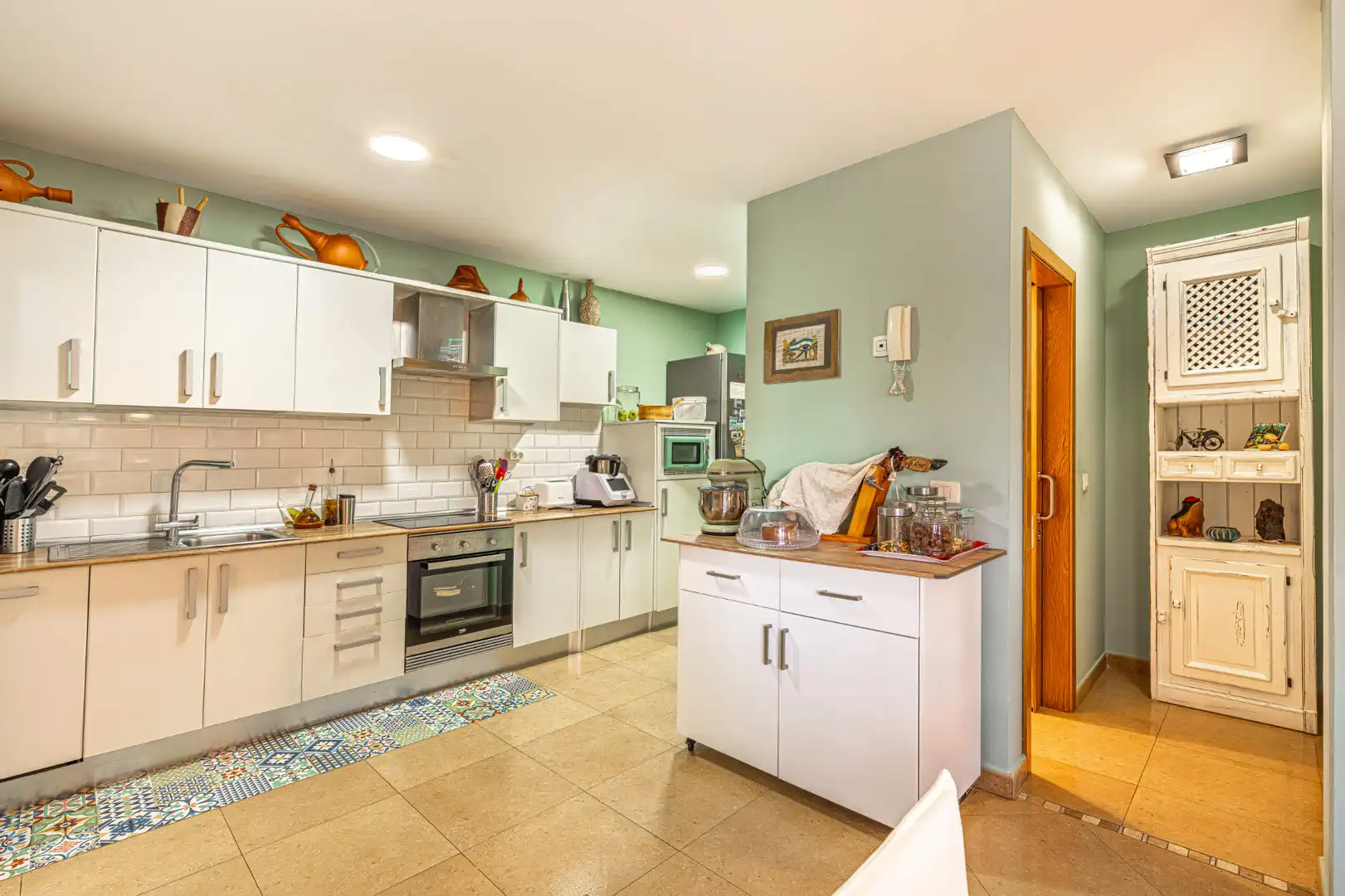 Kitchen of Detached homes for sale in Los Realejos  with Parquet flooring, Terrace and Storage room