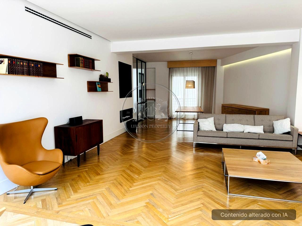 Sala de estar de Piso en venta en  Madrid Capital con Aire acondicionado, Terraza y Trastero