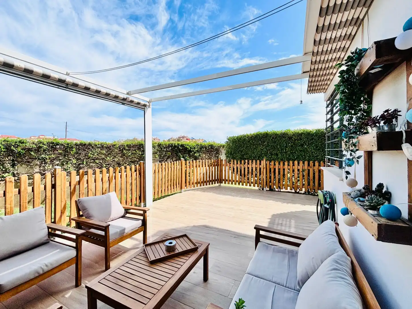 Terrace of Flat for rent in Torrox  with Air Conditioner, Terrace and Furnished