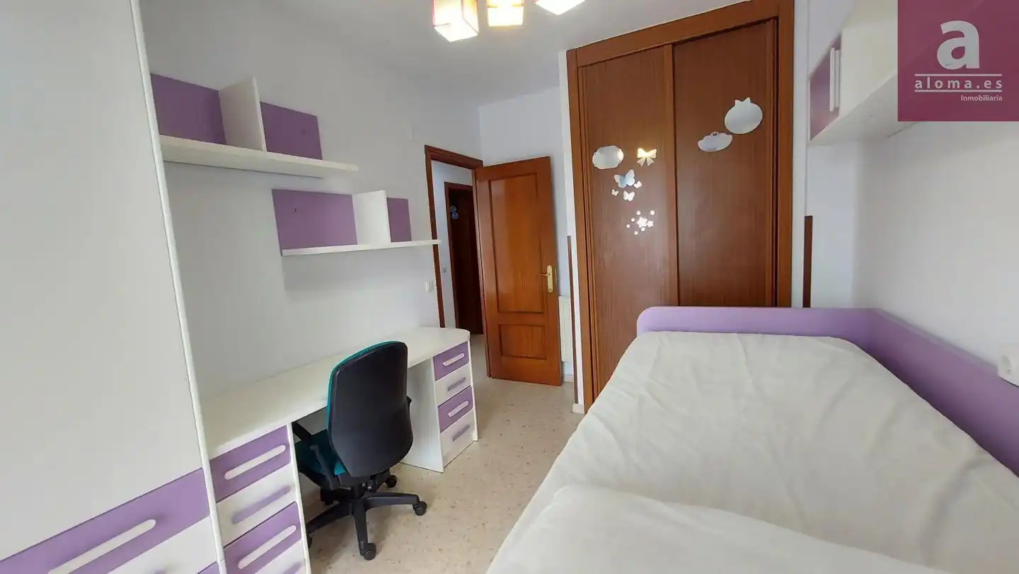 Bedroom of Flat for rent in Cáceres  with Heating, Terrace and Furnished
