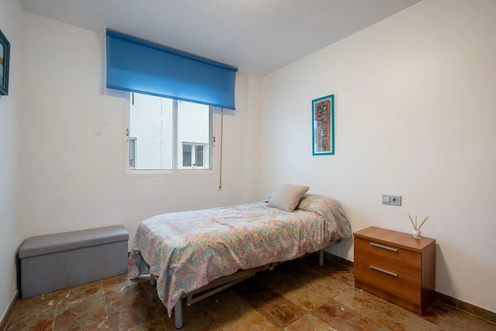 Bedroom of Flat for rent in Almería  with Air Conditioner, Heating and Furnished