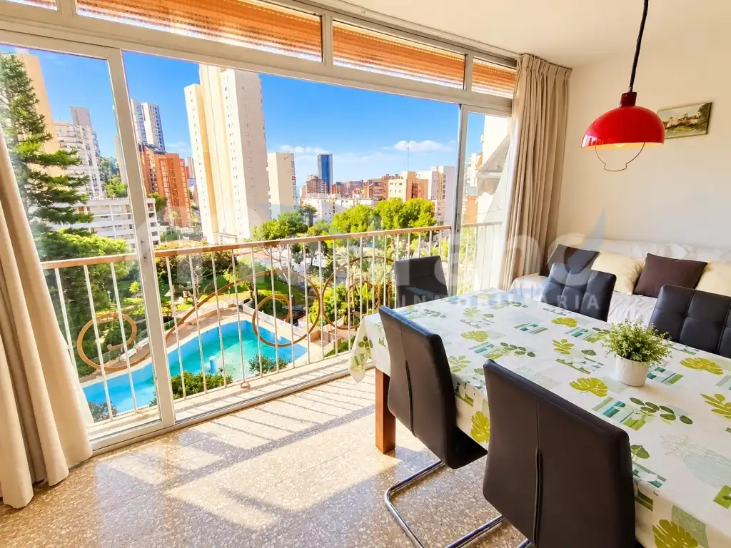 Vista exterior de Apartamento en venta en Benidorm con Terraza, Piscina y Piscina comunitaria