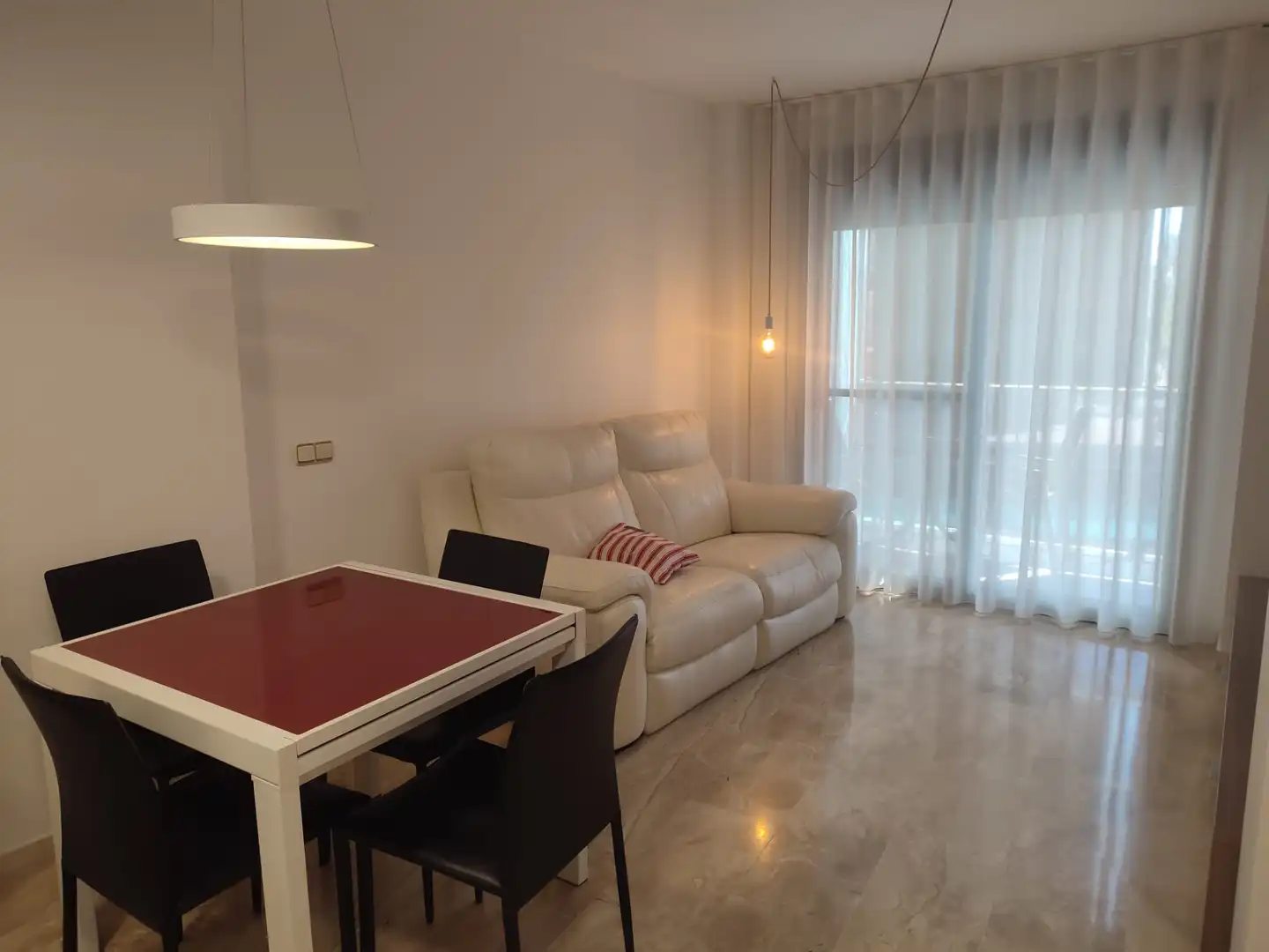 Wohnzimmer von Wohnungen zum Verkauf in L'Ampolla mit Klimaanlage, Heizung und Terrasse