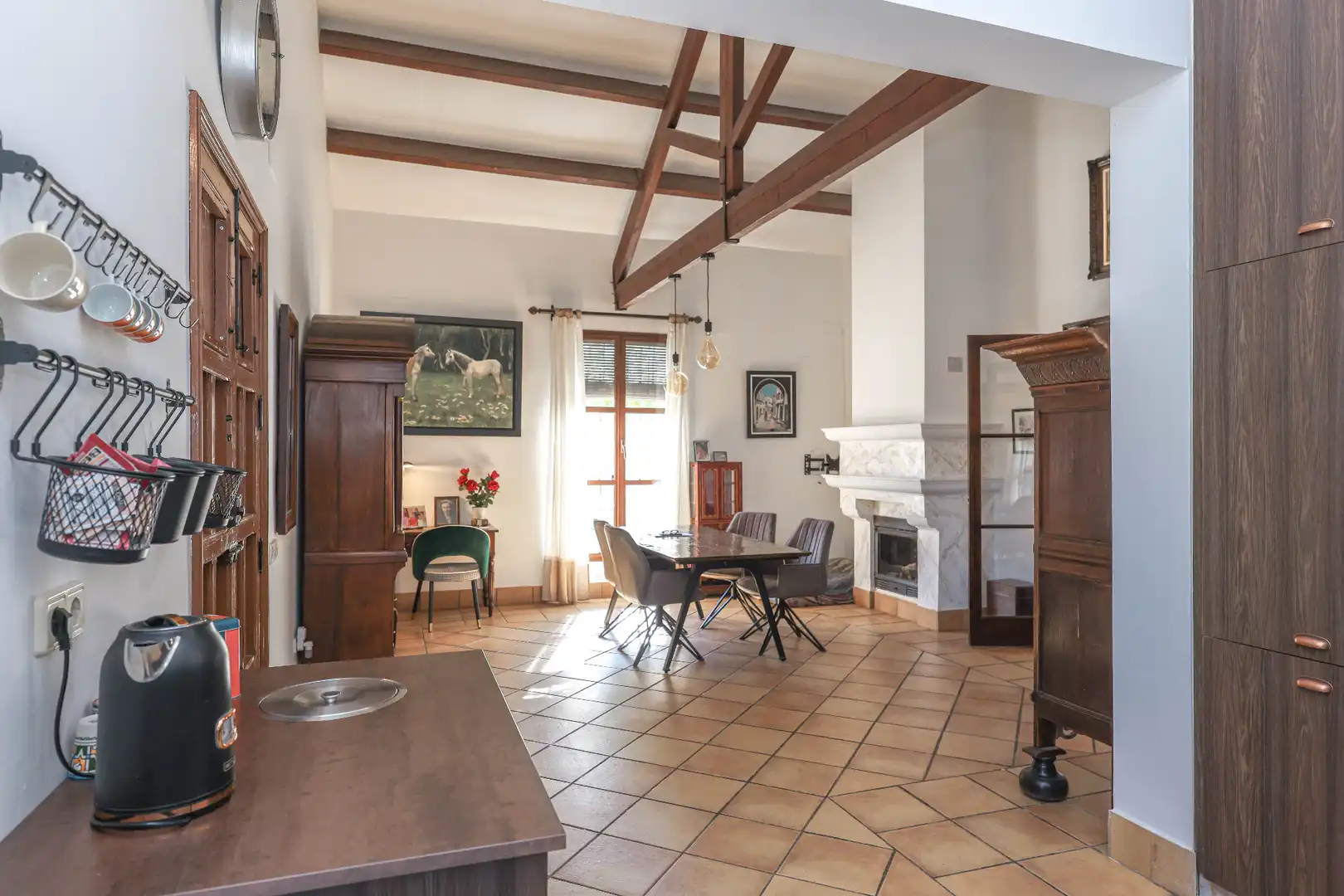 Living room of Houses for sale in Morón de la Frontera  with Air Conditioner, Private garden and Swimming Pool