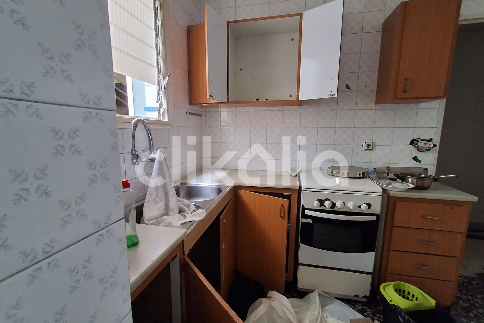 Küche von Wohnung zum Verkauf in Badalona mit Terrasse