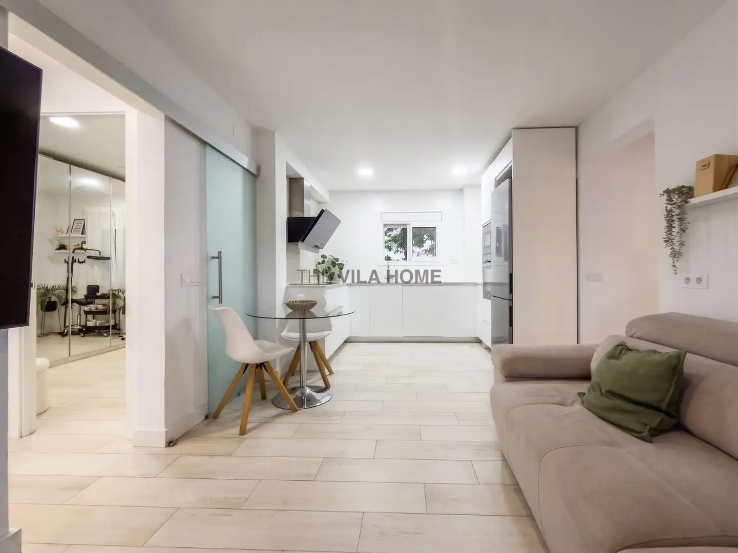 Sala de estar de Piso en venta en Vilanova i la Geltrú con Aire acondicionado, Calefacción y Balcón