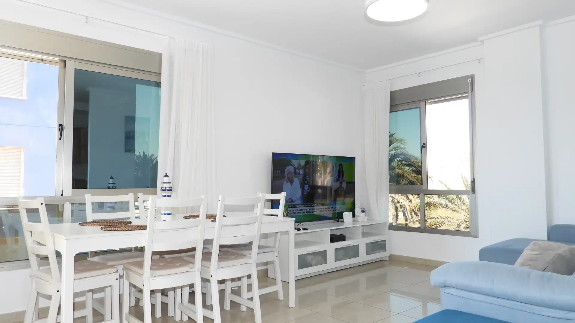 Menjador de Apartament en venda en La Manga del Mar Menor amb Aire condicionat, Calefacció i Terrassa