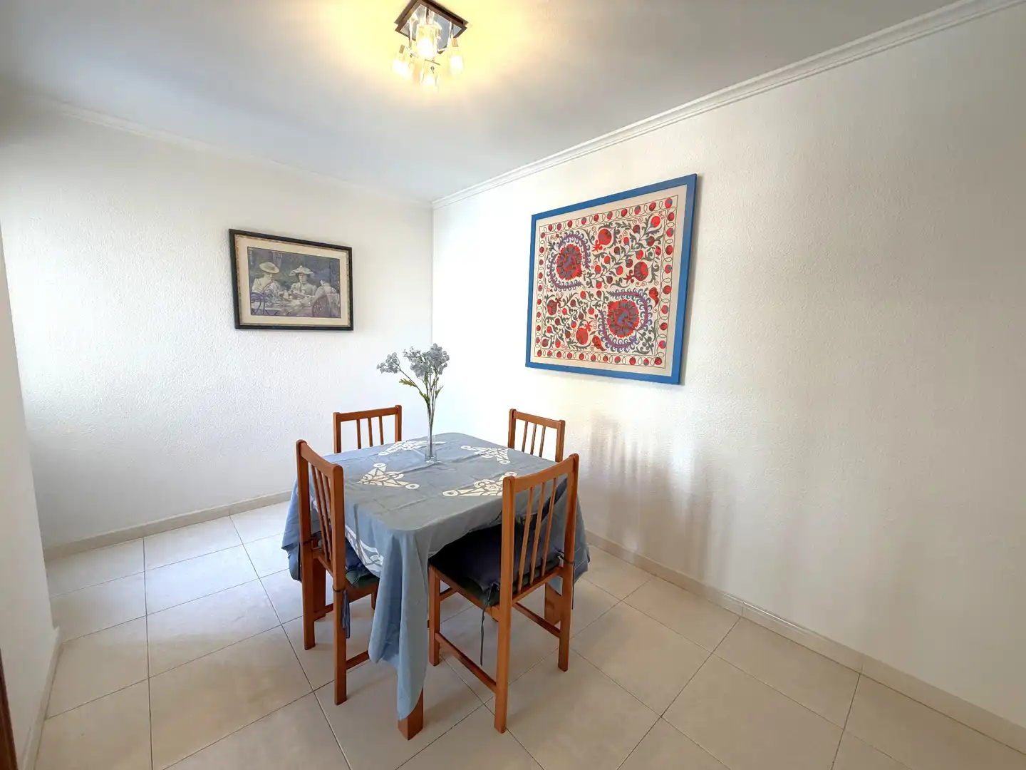 Comedor de Piso de alquiler en Alicante / Alacant con Aire acondicionado, Terraza y Amueblado