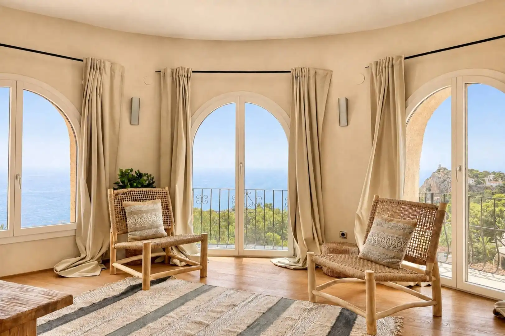 Sala de estar de Casa o chalet en venta en Jávea / Xàbia con Aire acondicionado, Calefacción y Jardín privado