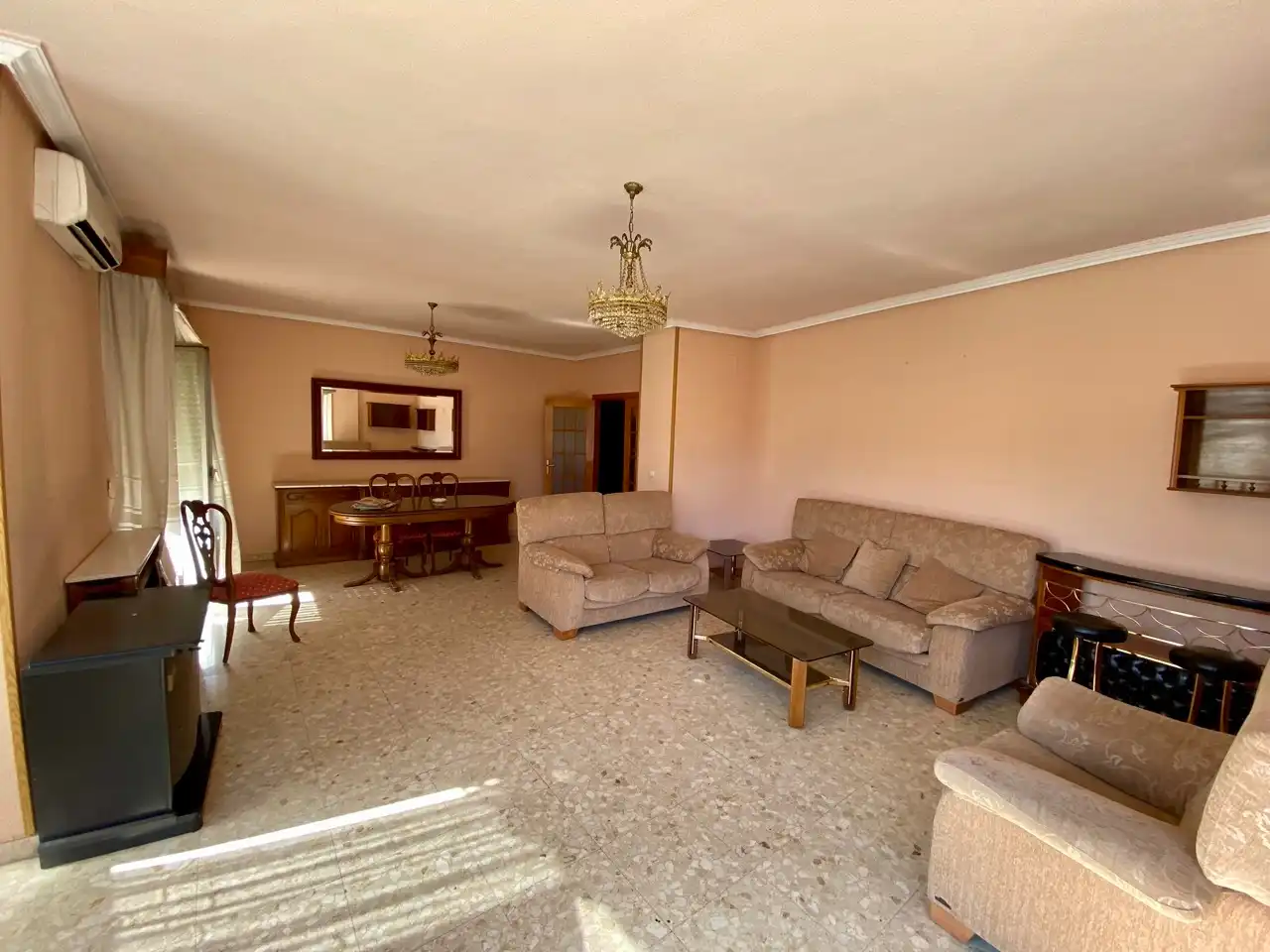 Sala de estar de Piso en venta en Daimiel con Aire acondicionado, Calefacción y Parquet