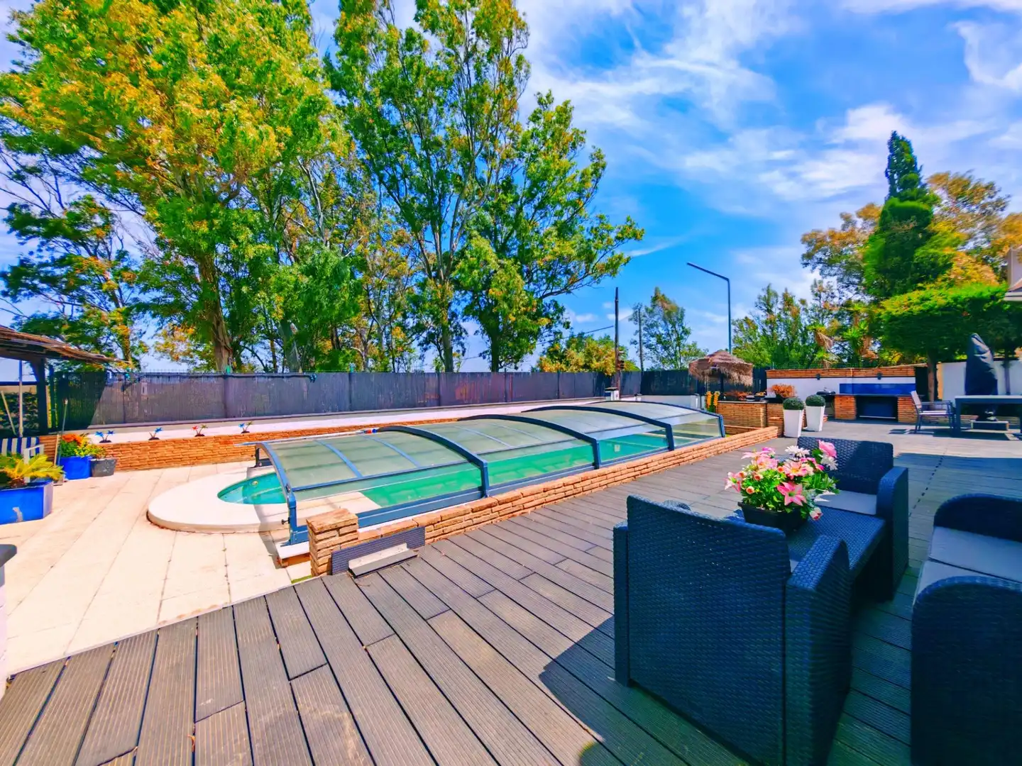 Swimming pool of Houses for sale in Chiclana de la Frontera  with Air Conditioner, Swimming Pool and Furnished