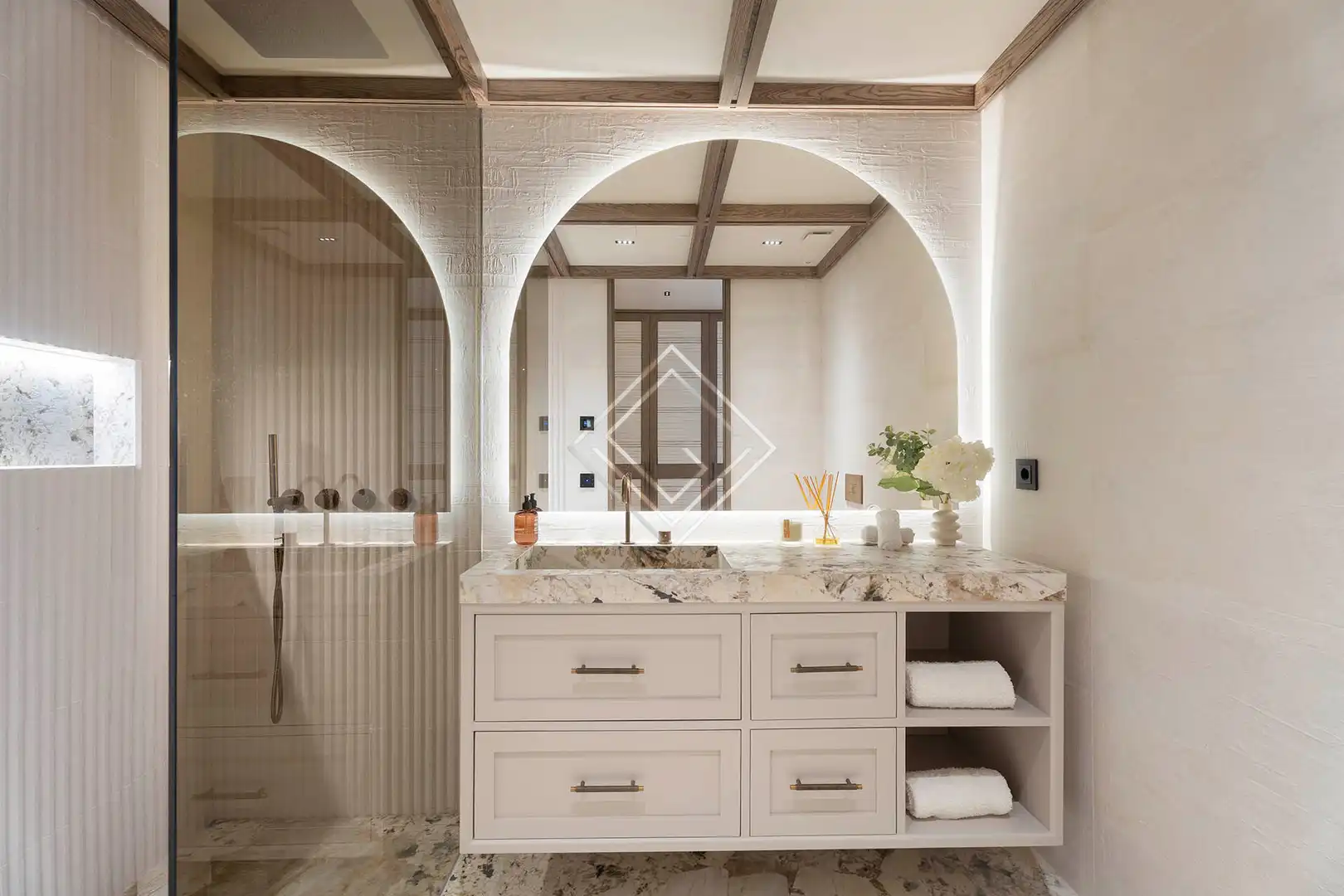 Baño de Casa o chalet en venta en Marbella con Aire acondicionado, Jardín privado y Terraza