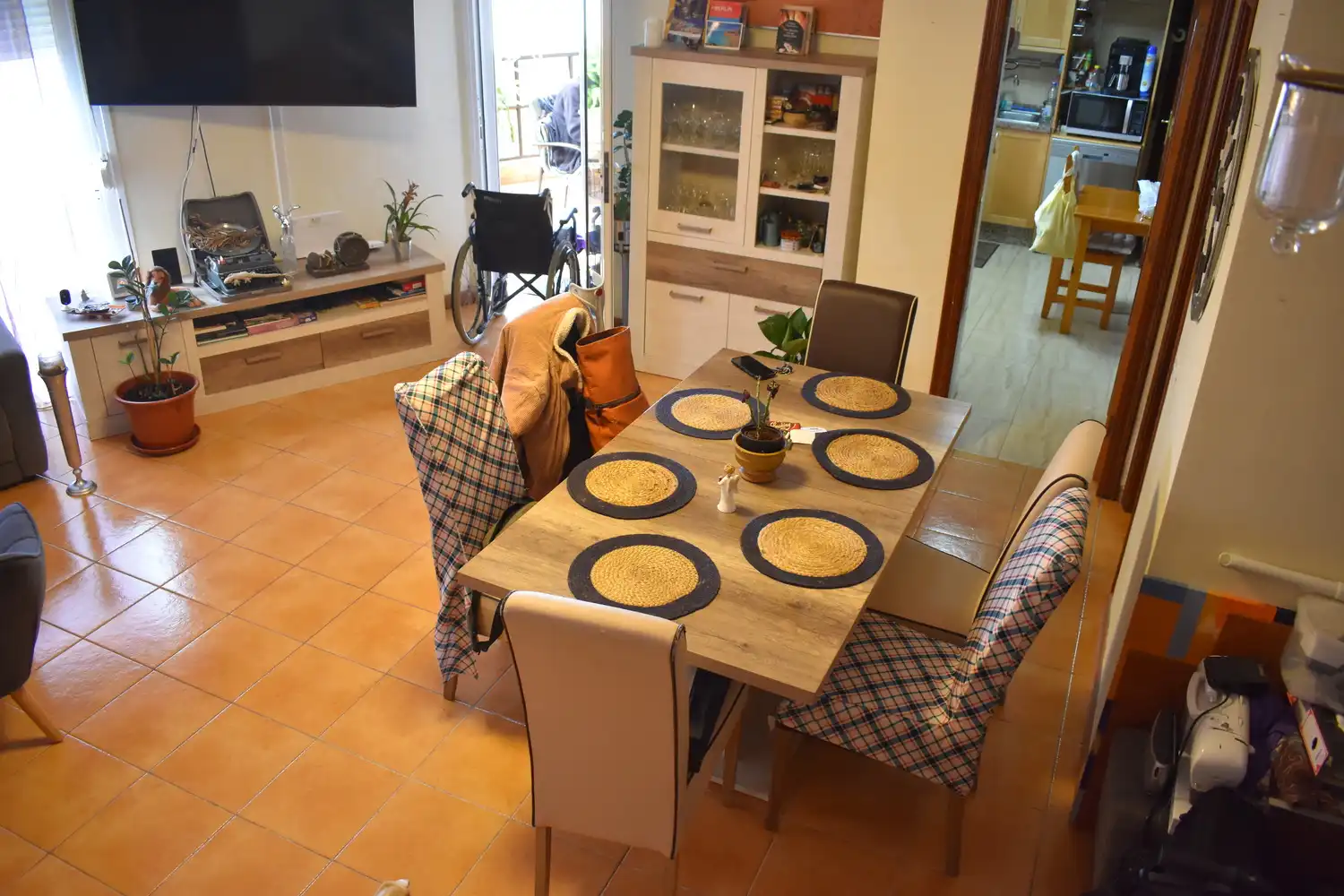 Esszimmer von Maisonette zum Verkauf in Adeje mit Klimaanlage, Heizung und Terrasse