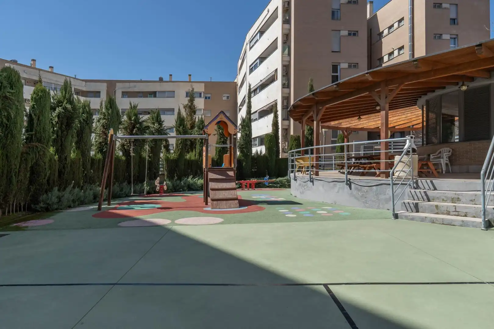 Terrace of Flat for sale in Granada  with Air Conditioner, Heating and Private garden