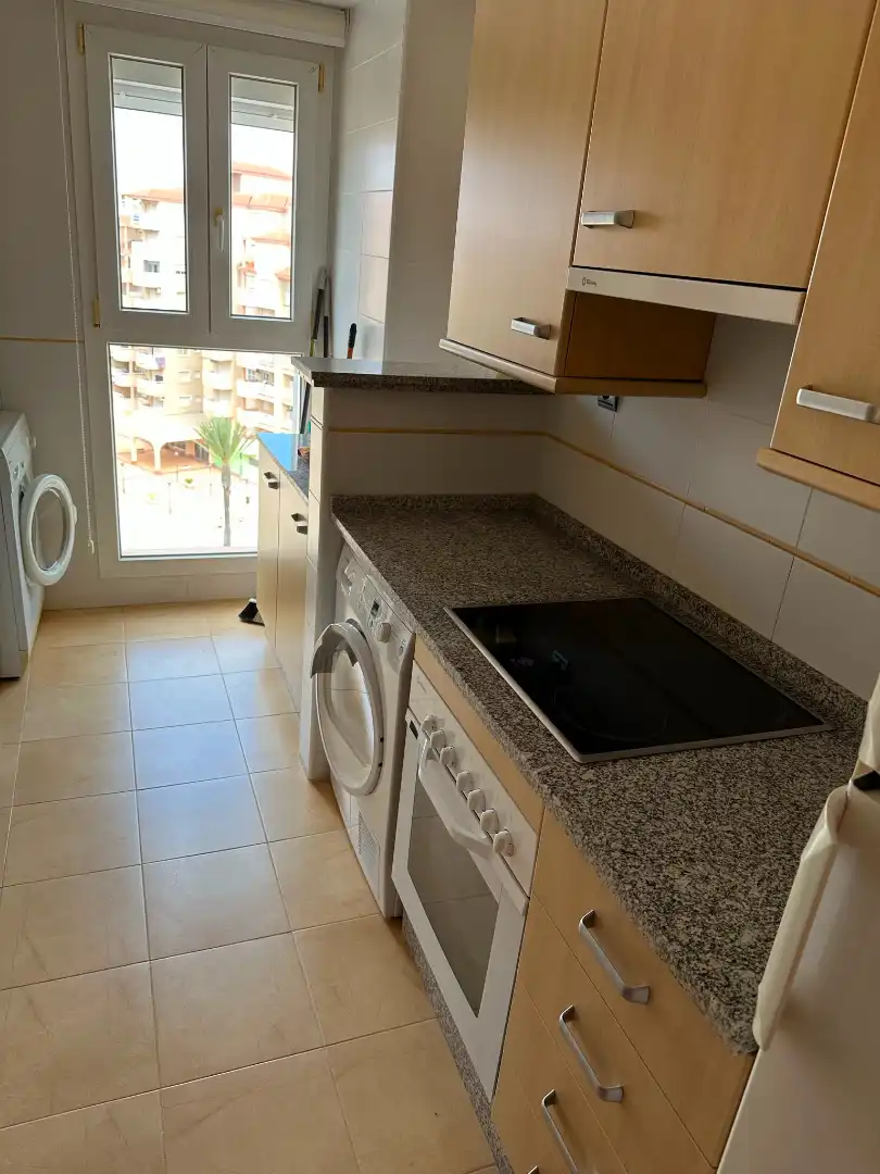Cuina de Àtic en venda en La Manga del Mar Menor amb Aire condicionat, Moblat i Balcó