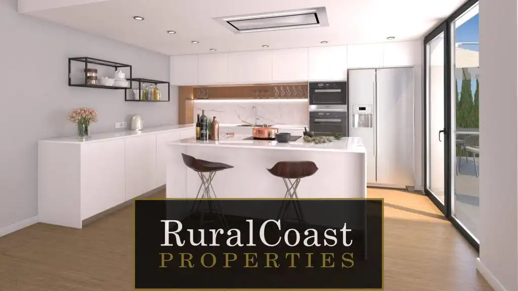 Cocina de Casa o chalet en venta en Sant Joan d'Alacant con Aire acondicionado, Calefacción y Jardín privado