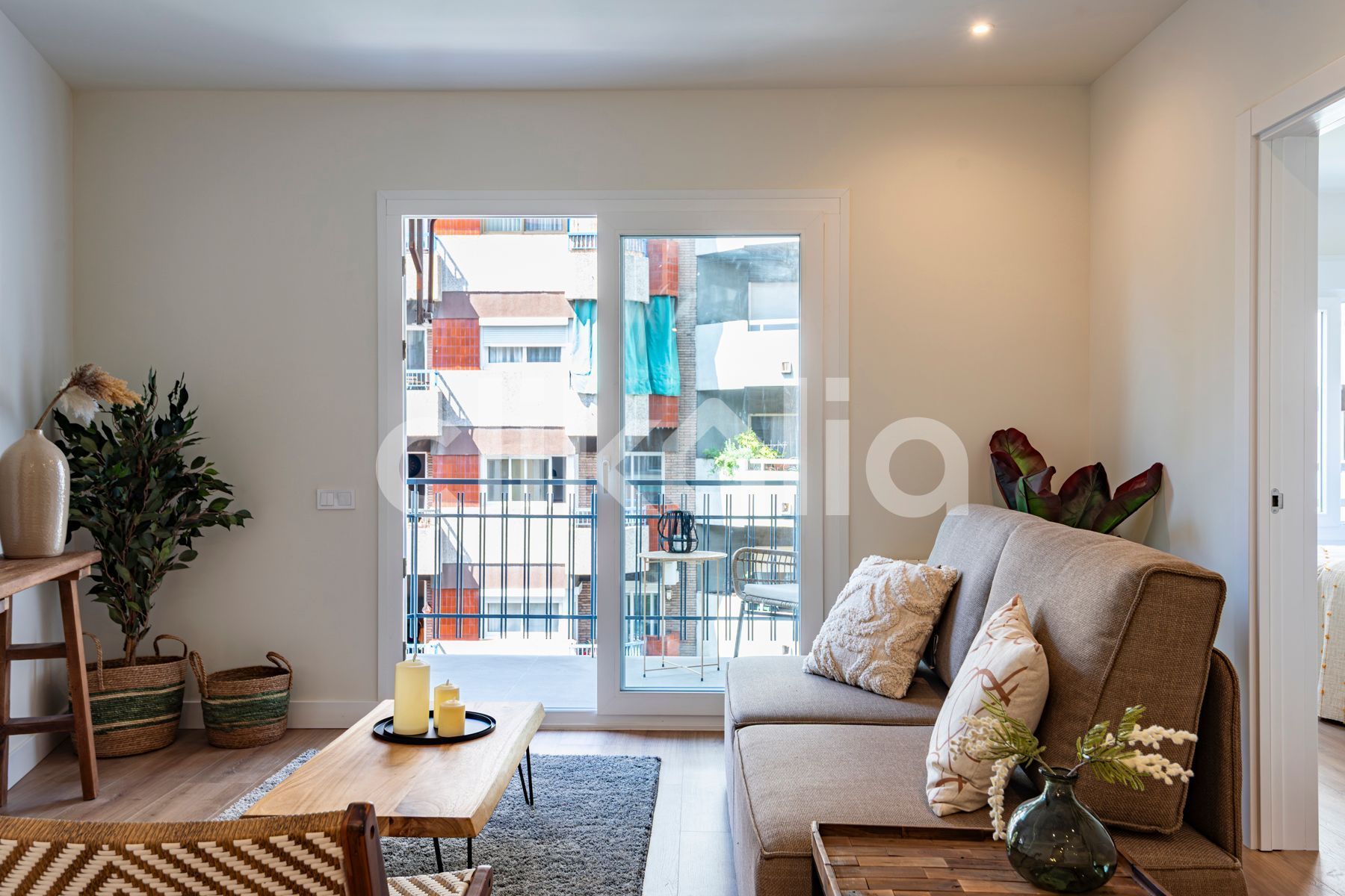Living room of Flat for sale in  Barcelona Capital  with Air Conditioner, Heating and Terrace