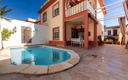 Swimming pool of Single-family semi-detached for sale in Burguillos  with Air Conditioner, Heating and Private garden