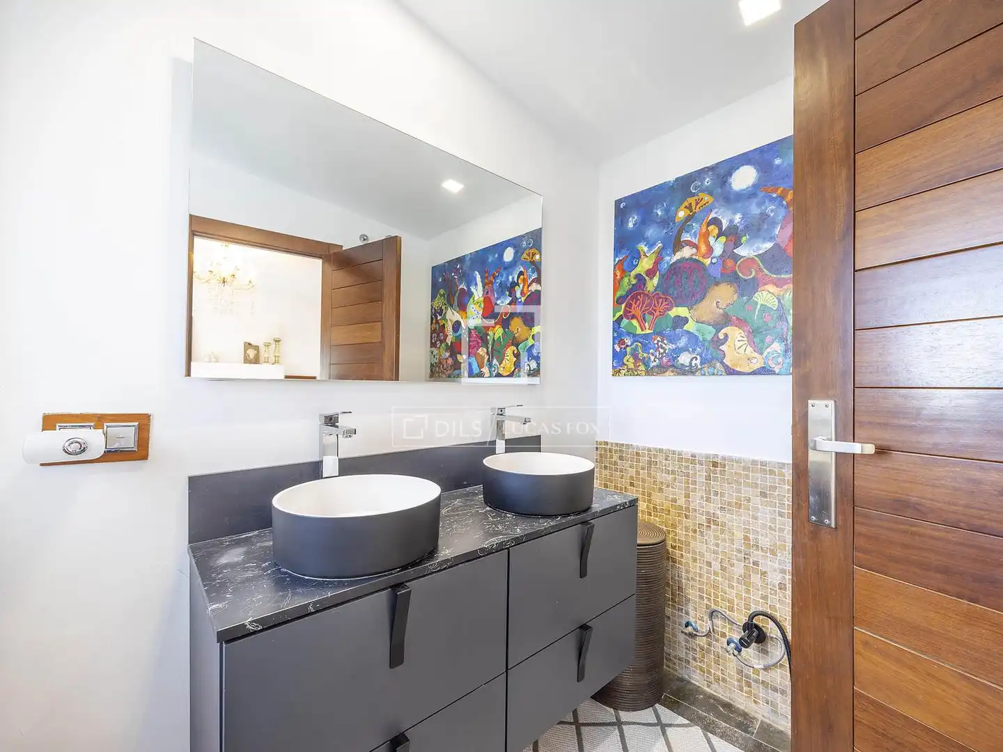 Badezimmer von Dachboden zum Verkauf in Valencia del Ventoso mit Klimaanlage, Terrasse und Balkon