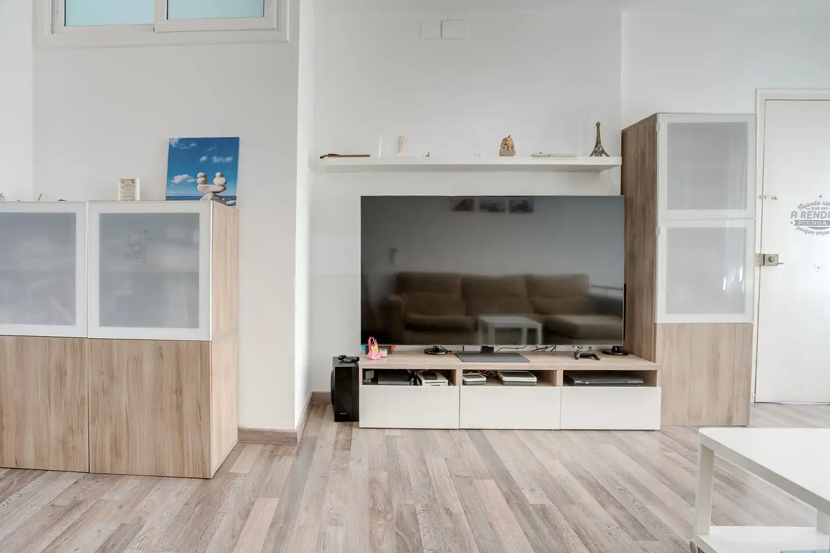 Sala d'estar de Planta baixa en venda en Sant Adrià de Besòs amb Calefacció i Terrassa