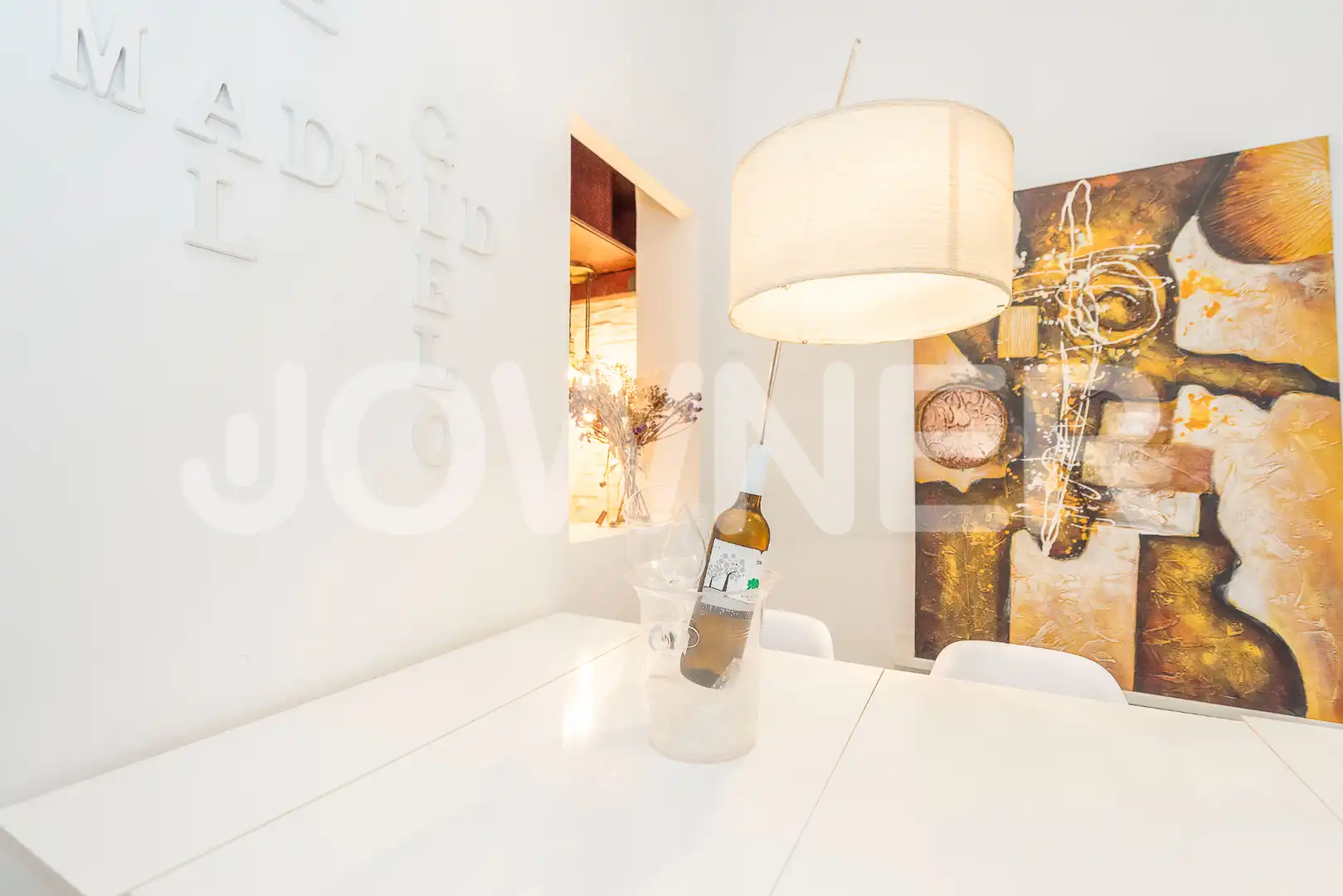 Dining room of Flat for rent in Madrid  with Air Conditioner, Heating and Furnished