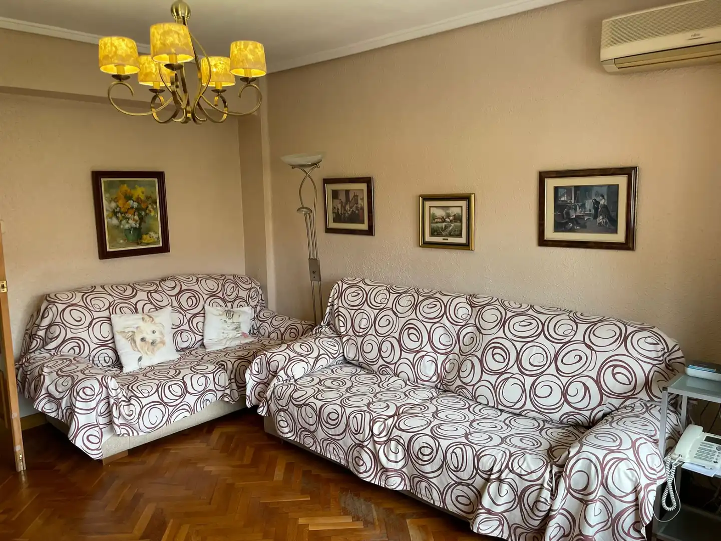 Sala d'estar de Pis en venda en Valencia amb Aire condicionat, Calefacció i Moblat