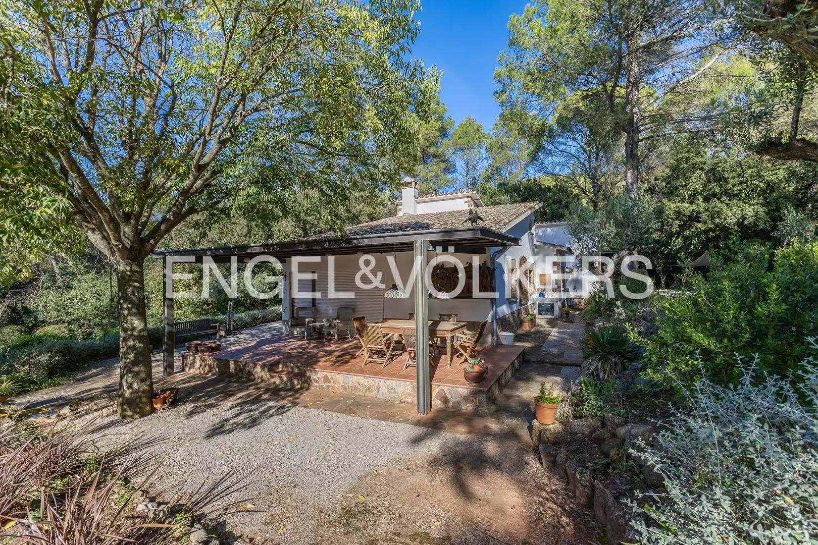 Vista exterior de Finca rústica en venda en Bigues i Riells del Fai amb Calefacció, Jardí privat i Terrassa