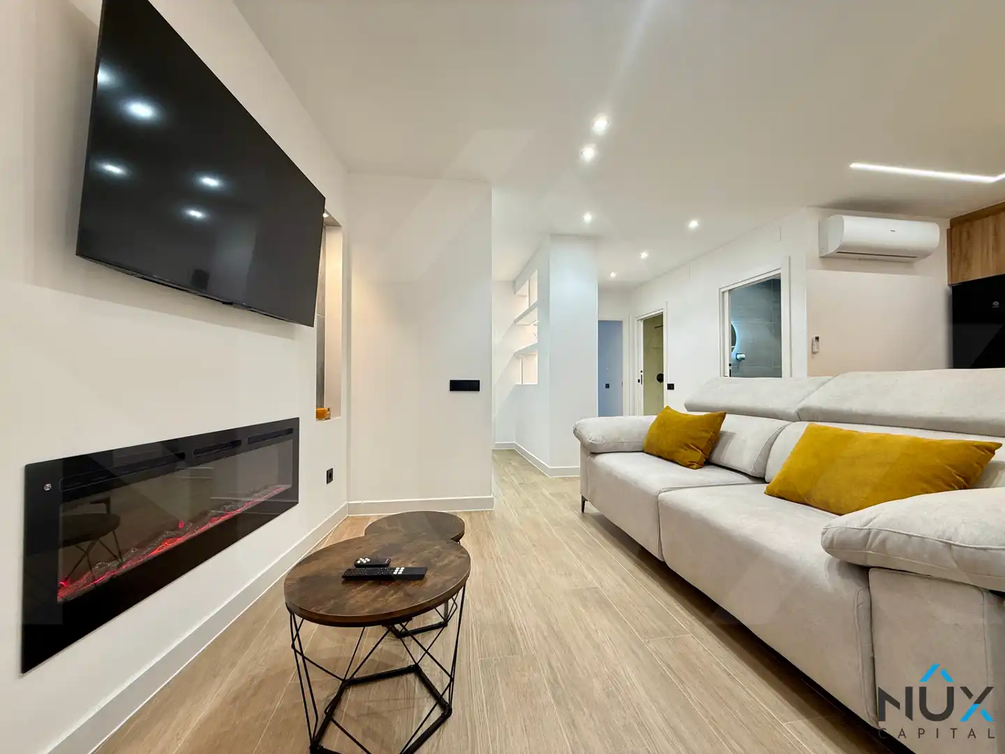 Sala de estar de Piso en venta en Cullera con Aire acondicionado, Calefacción y Amueblado