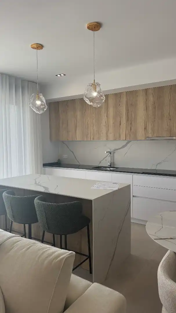 Küche von Maisonette zum Verkauf in La Nucia mit Klimaanlage, Privatgarten und Terrasse