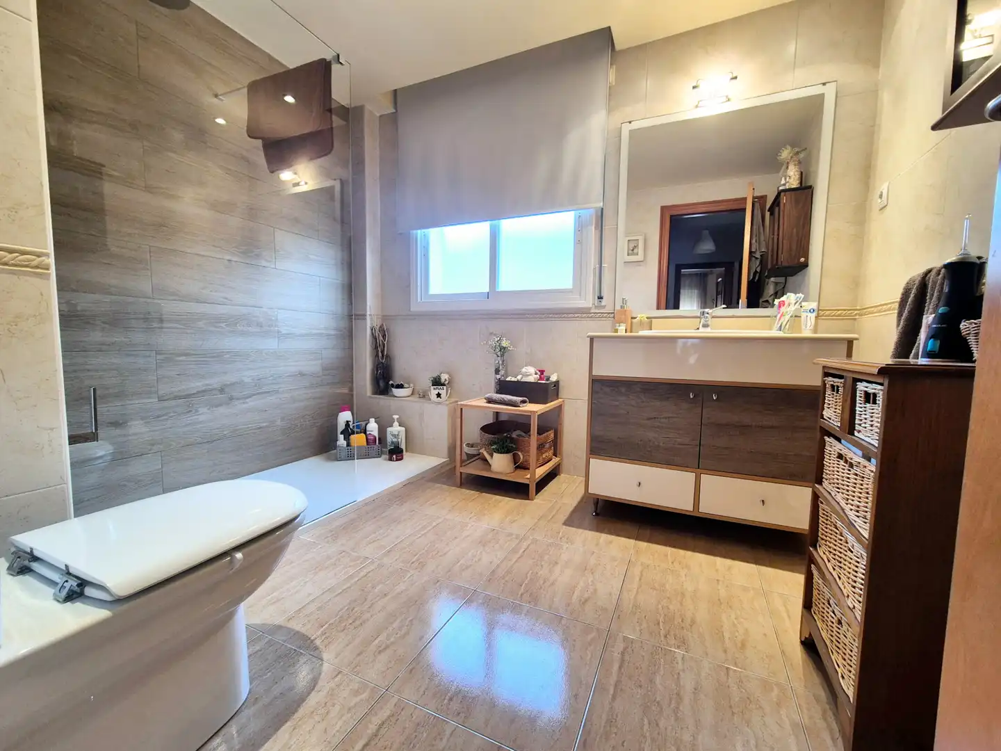 Baño de Casa adosada en venta en Malgrat de Mar con Aire acondicionado, Calefacción y Jardín privado