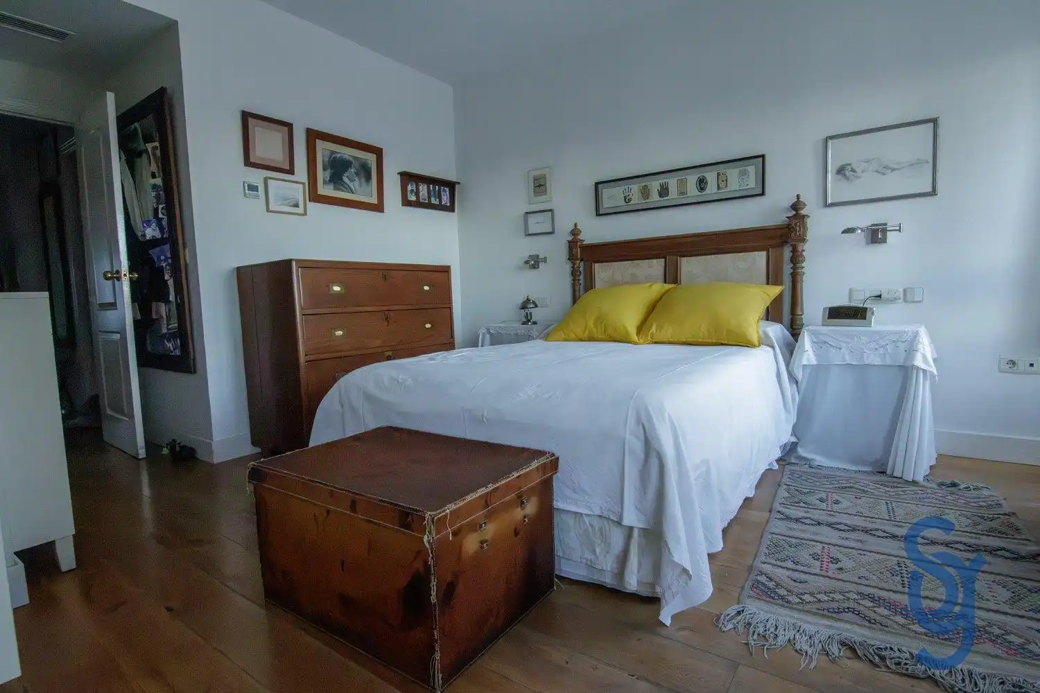 Bedroom of Detached homes for sale in Málaga  with Air Conditioner, Parquet flooring and Terrace