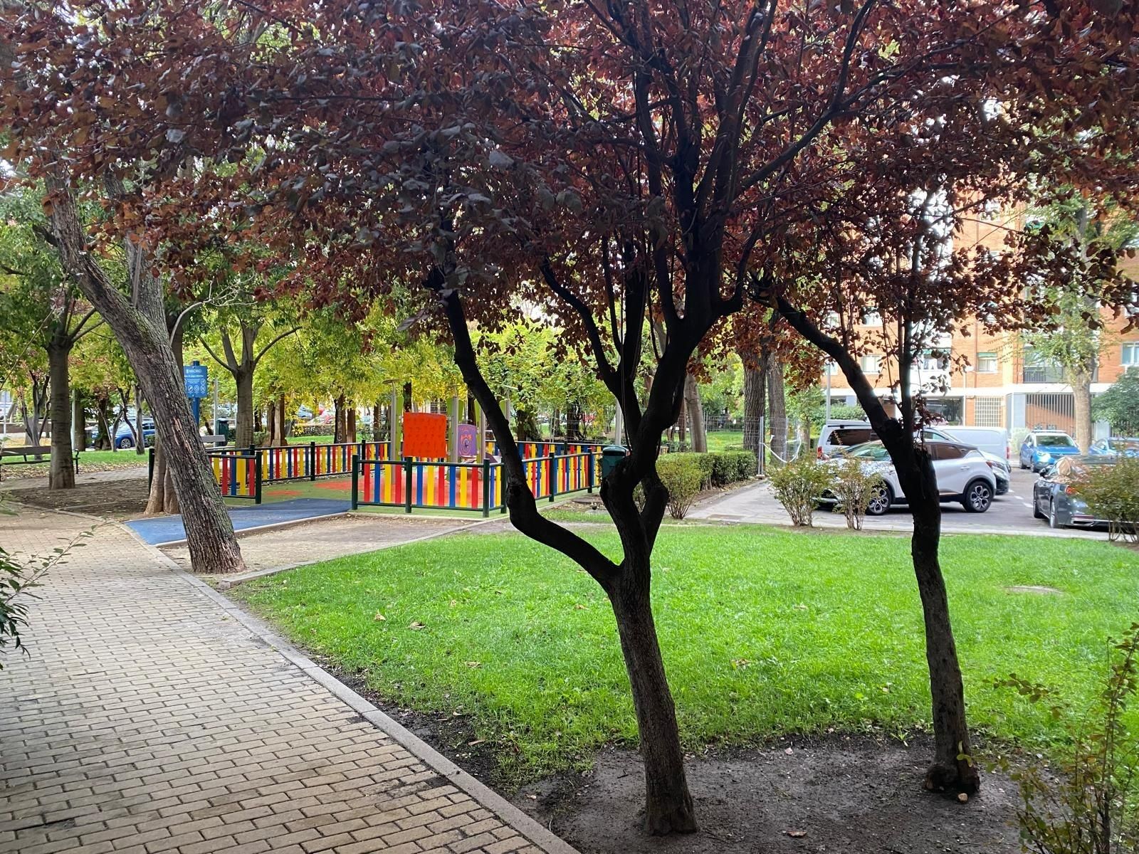 Vista exterior de Piso en venta en  Madrid Capital con Calefacción, Jardín privado y Terraza