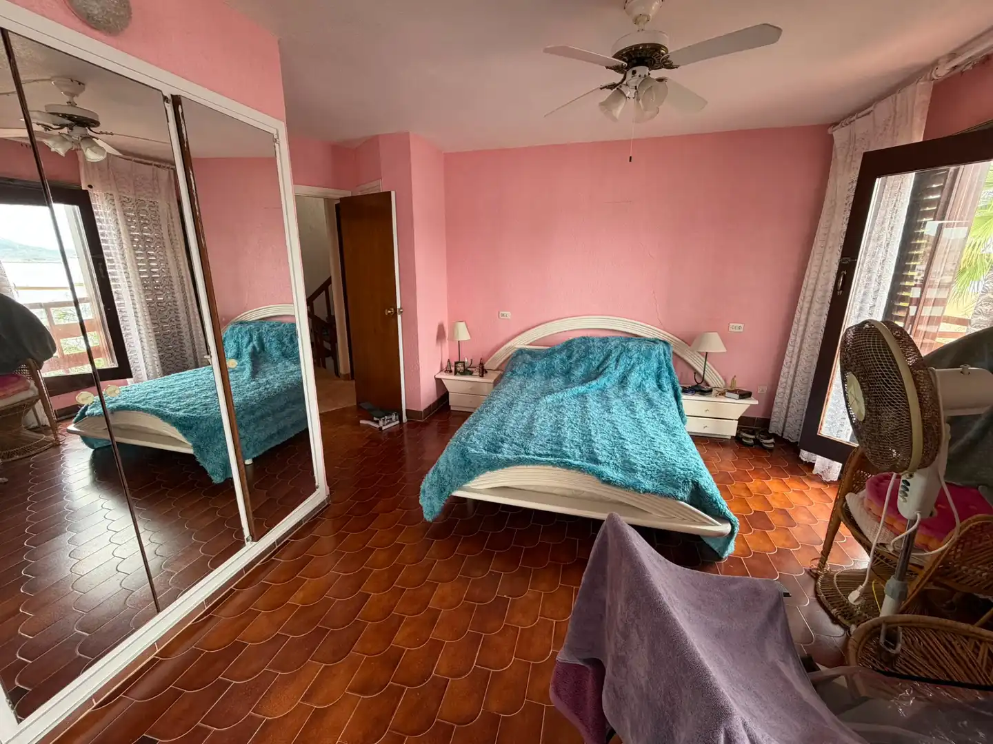Schlafzimmer von Einfamilien-Reihenhaus zur Miete in La Manga del Mar Menor mit Privatgarten, Terrasse und Möbliert