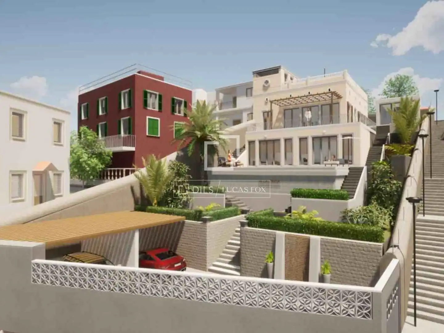 Vista exterior de Casa o xalet en venda en  Palma de Mallorca amb Aire condicionat, Calefacció i Jardí privat