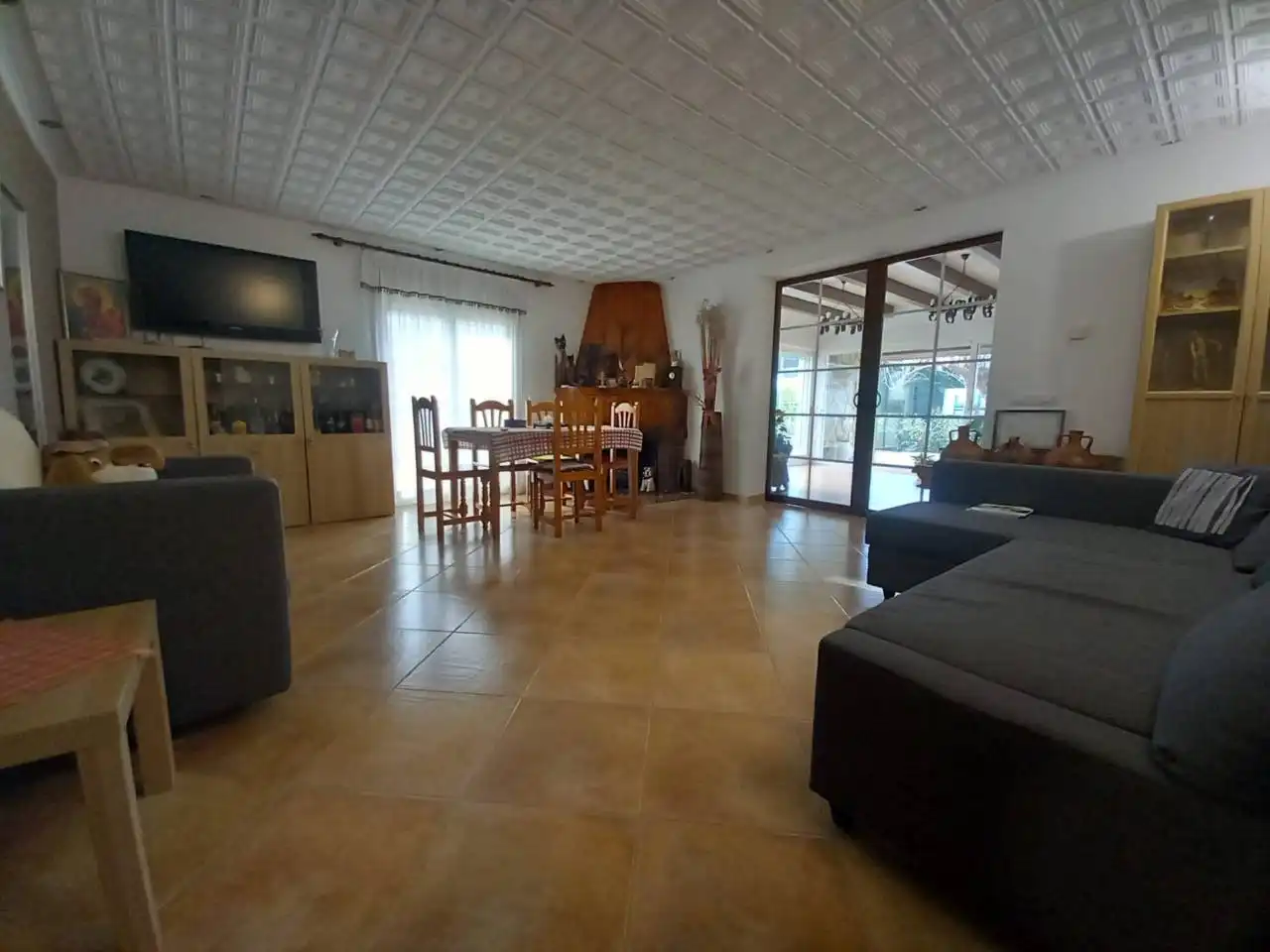 Sala de estar de Casa o chalet en venta en Sariñena con Jardín privado y Piscina