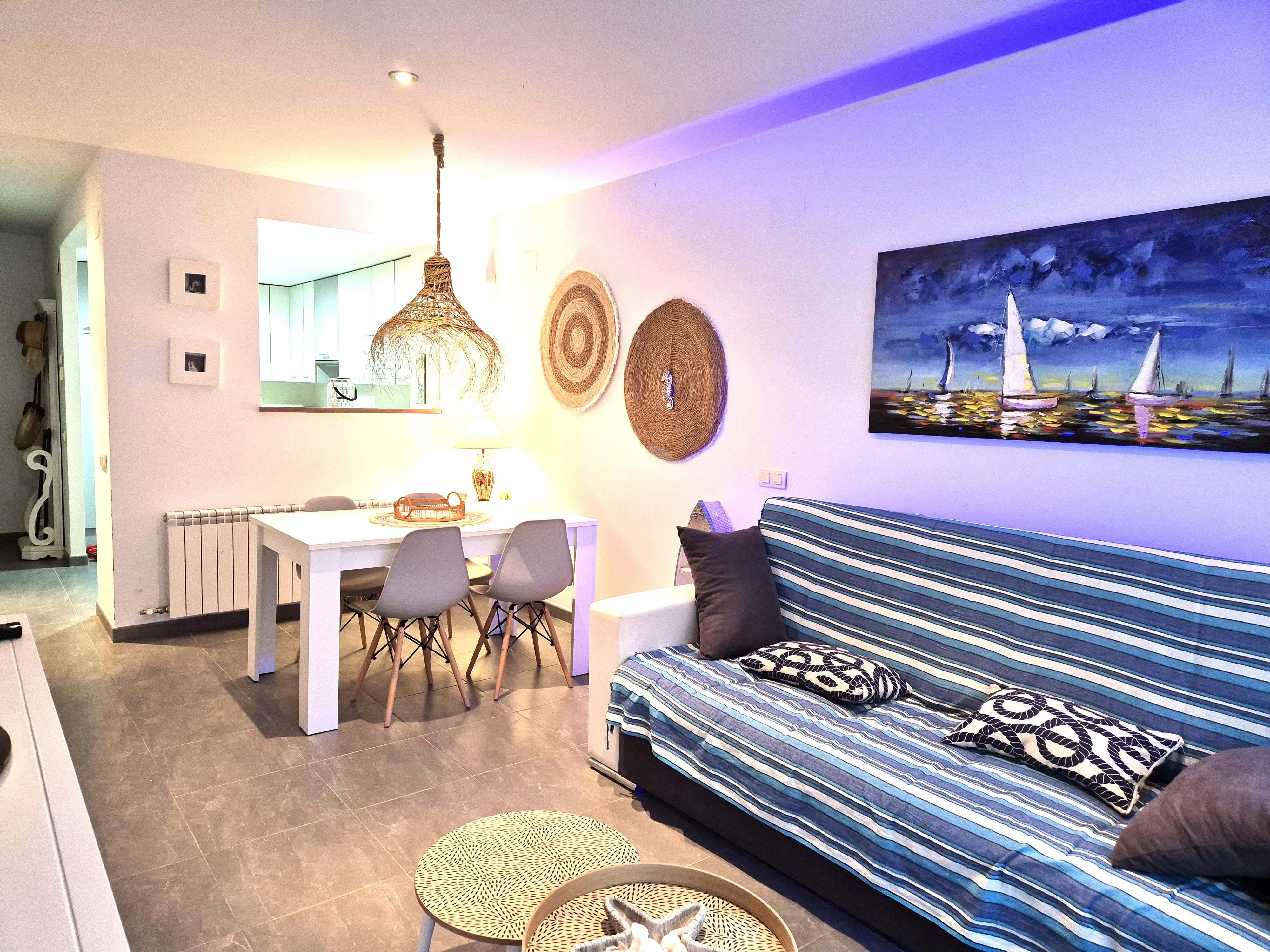 Living room of Flat for sale in Calafell  with Air Conditioner, Heating and Terrace
