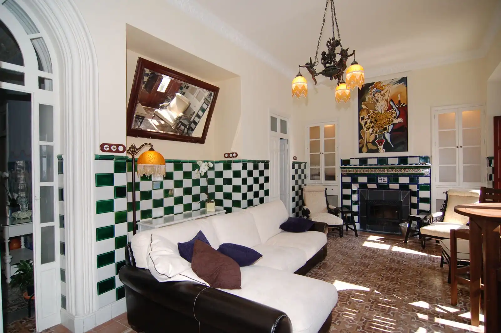 Sala de estar de Casa o chalet en venta en Aracena con Aire acondicionado, Terraza y Trastero