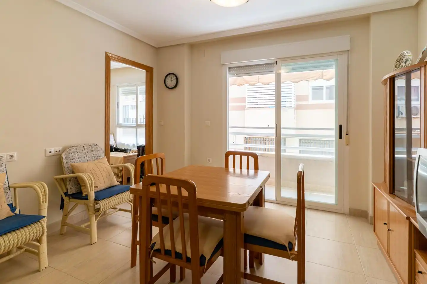 Comedor de Apartamento en venta en Santa Pola con Terraza, Trastero y Amueblado