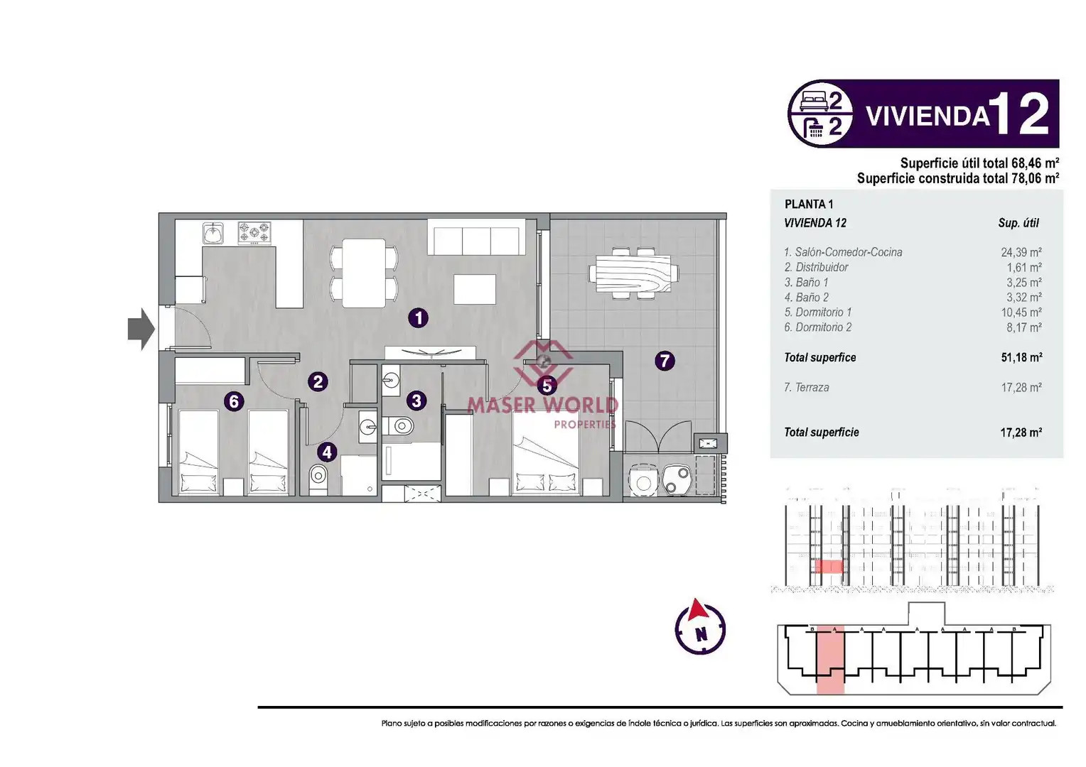 Apartamento con piscina en venta en Nueva Torrevieja - Aguas Nuevas, imagen 32